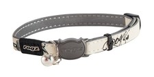 Glow in the Dark Reflective Cat Collar with Breakaway Clip and Removable Bell...
