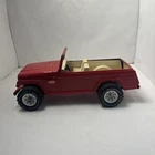 Vintage Tonka Jeepster Runabout Red Pressed Steel *Used Condition*