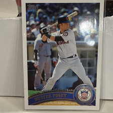 Topps Buster Posey San Francisco Giants Rookie #282 2011 Baseball Card