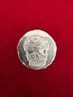 MK Barz Celtic Skull 1/2 Ozt 999 Fine Silver Poured Round