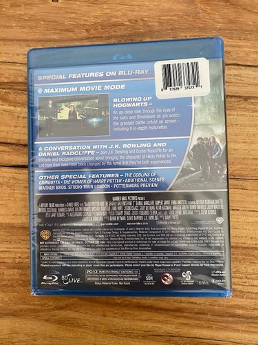 BLUERAY Harry Potter and The Deathly Hallows - Part 2 Sealed NEW - Picture 2 of 2