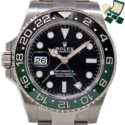 Rolex New GMT-Master II Sprite 126720 Steel 40mm *WARANTY DATED 2024 * #RL594.1
