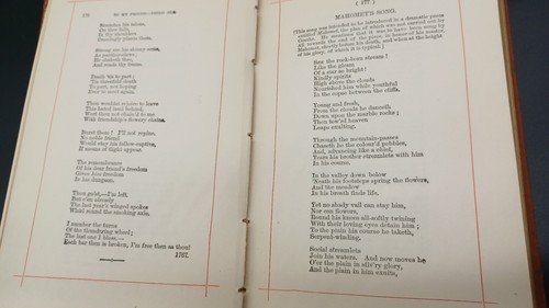 Goethe H.c. Book 1874, Rare Antique Book Of Poems. C1782 - Foto 17 di 19