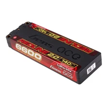 Gens Ace 6600mAh 7.6V 140C 2S Lipo Battery HardCase 5.0mm bullet For RC Car New