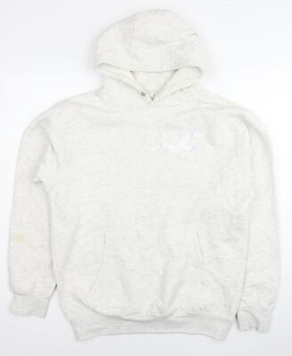 Lane Seven Damen Pullover Hoodie grau Baumwolle Größe M Pulli - Vogel