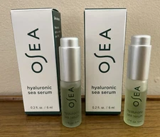 Lot of 2 - OSEA Hyaluronic Sea Serum 0.2 fl oz / 6ml each Travel Size NIB