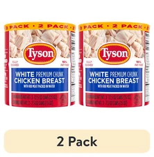 (2 pack) Tyson White Premium Chunk Chicken Breast, 12.5 oz Can (2 Pack)