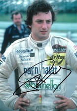 Riccardo Patrese autograph signed 20x30 cm picture
