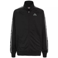 Kappa Full Zip Jacket Womens Black Szie Uk 12 (refr3)