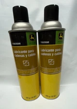 2 cans- John Deere Chain and Cable Lubricant #TY26350