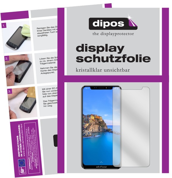 6X Schutzfolie FüR Ulefone X Klar Displayschutzfolie Folie Display Schutz Dipos-image