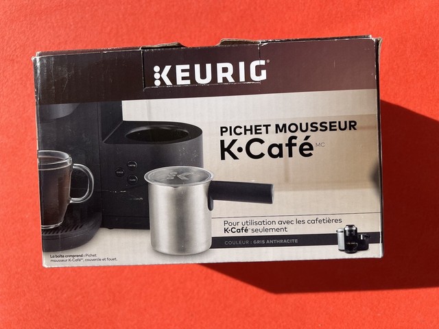 Keurig K Cafe Frother Cup Nickel Open 