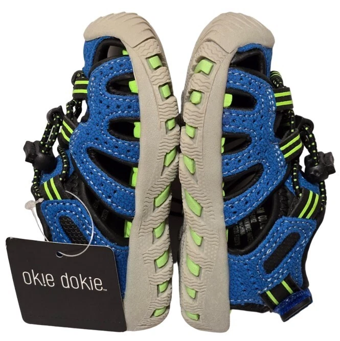 Okie Dokie Toddler Boys Lil Marlin Blue Sandals Shoes (Size: 5 Medium)New in Box - Image 4 of 4