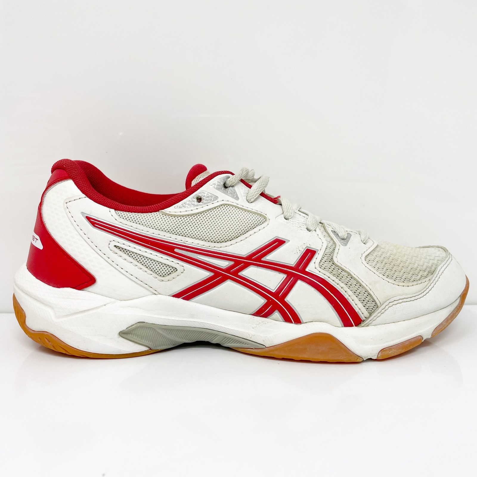 Asics Womens Gel Rocket 10 1072A056 White Running Sho… Gem