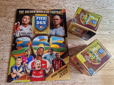 Panini FIFA 365 Saison Season 2025, empty album (leer)+ 2x sticker display / box