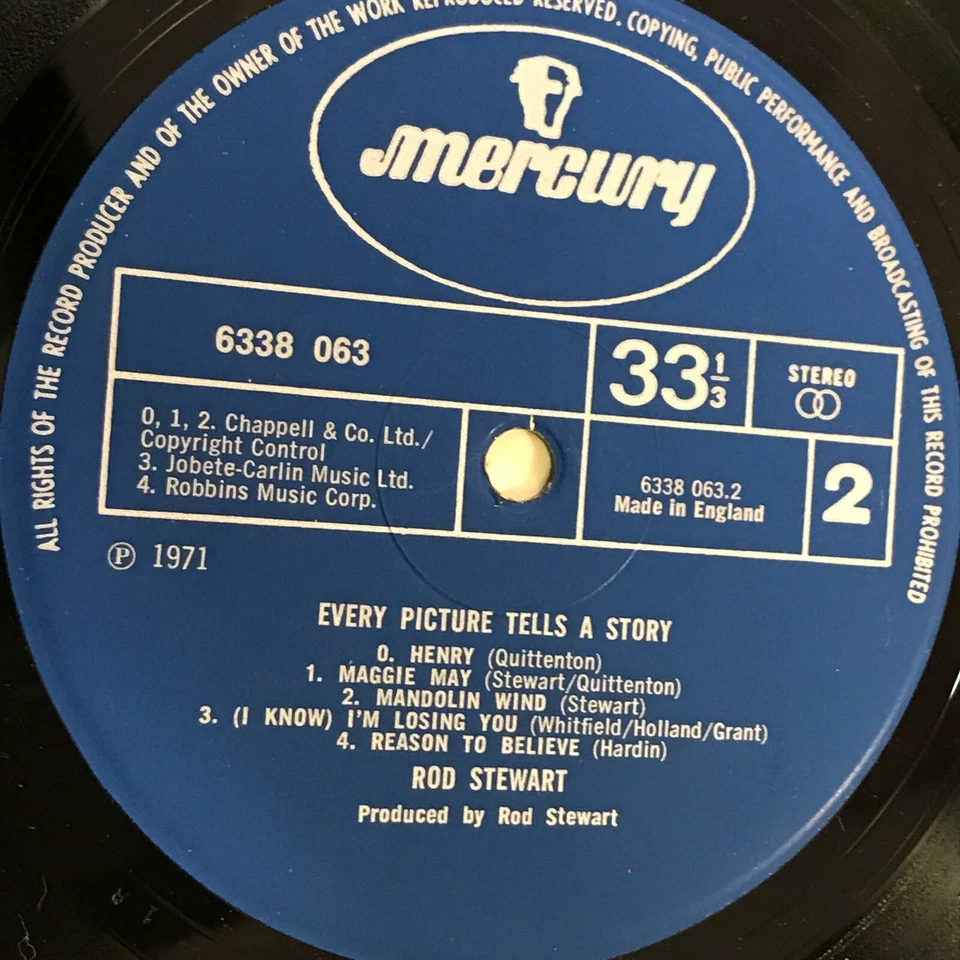 ROD STEWART Every Picture Tells A Story 1971 UK Vinyl LP Maggie May original S - Image 3 of 4