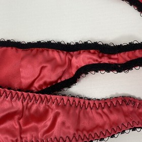 Agent Provocateur Nayeli Pink Black Silk Thong AP4 Large NWT