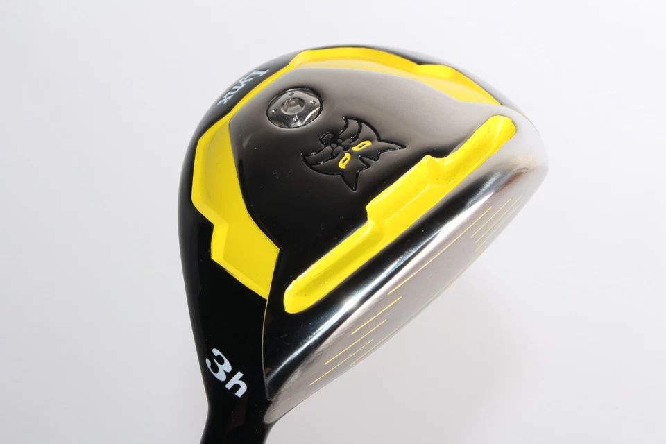 LYNX PREDATOR 3 IRON HYBRID GOLF CLUB STIFF FLEX SHAFT & COVER 19* YELLOW - Image 2 of 4