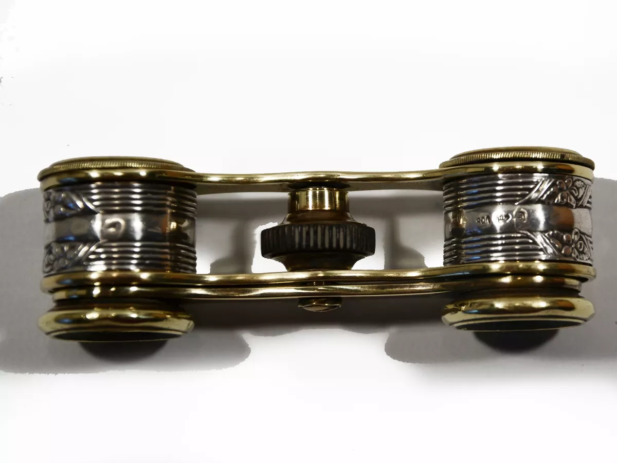 German 19th century 800 silver brass opera glasses eBay