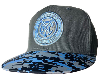 ADIDAS NEW YORK CITY FOOTBALL CLUB FC HAT RARE 1/1 SAMPLE FITTED CAP 7 1/8 H2