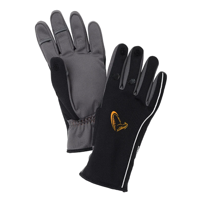 Savage Gear Softshell Winter Glove M L XL Fishing Glove Warm Lightweight Windproof