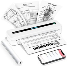 Phomemo M832 Printer Wireless Bluetooth Thermal Inkless Maker for Travel Lot