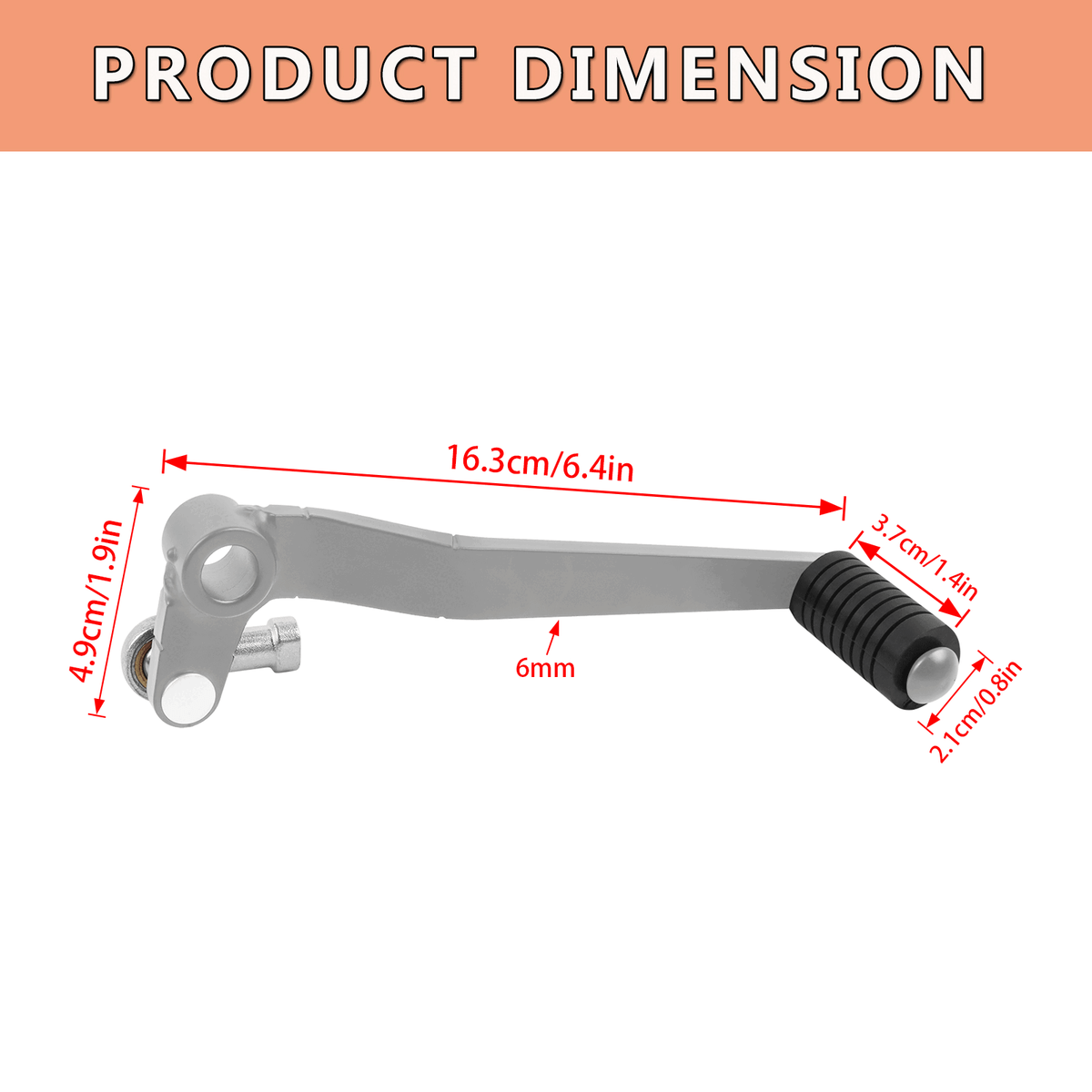 Left Gear Shift Lever Shifter For Suzuki DR-Z125 2003-2019