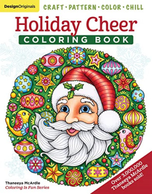 Holiday Cheer Coloring Book: Craft, Pattern, Color, Chi - Paperback NEW McArdle,