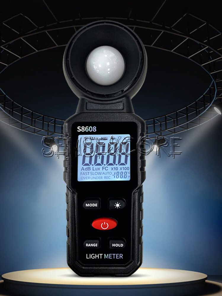 定価15000円　DEVILICIAN  MUCC brightness S8608 LCD Light Meter Digital Illuminance Meter Luxmeter