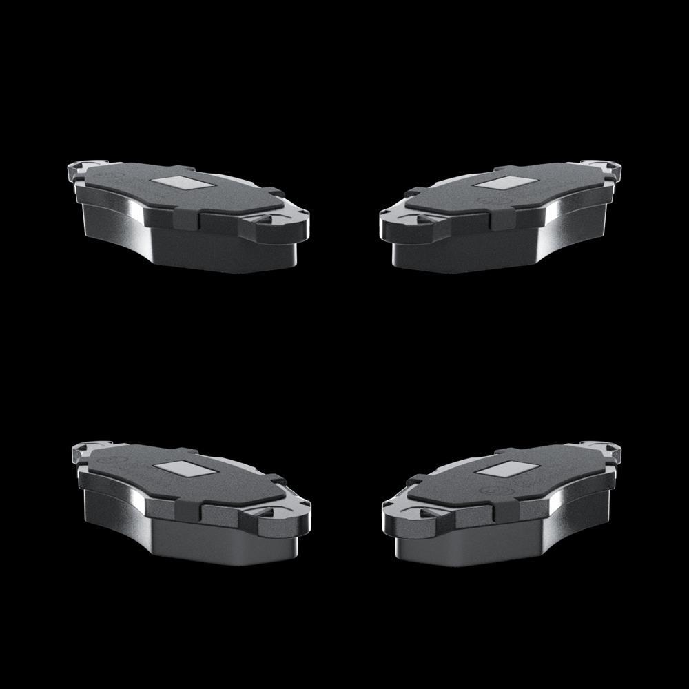 Jeu De 4 Plaquettes De Frein Avant Pour Peugeot 206 Essence 3/5 Portes 1998 - Référence ABS 37153 - Neuf
