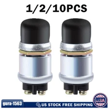 Push Button Momentary Starter 50A Ignition Switch On-Off SPST 12V DC For marine