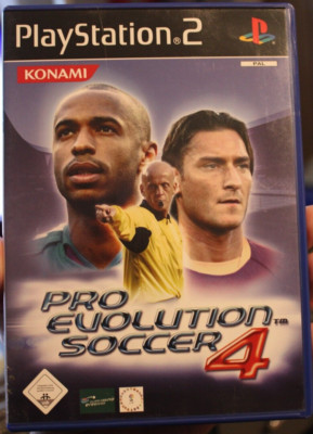 Pro Evolution Soccer 4 (Sony 2001) Playstation 2 (DVD , Box, Manual) CIB