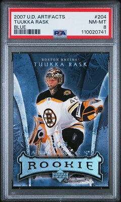 Tuukka Rask 2007-08 Upper Deck Artifacts Rookie Blue #204 Rookie - /25 ...