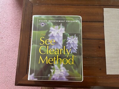 The See Clearly Method  Vision Improvement Program Set Complete Retail $240 Tape