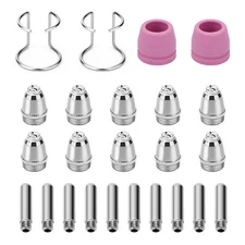 24pcs AG-60 SG-55 WSD-60 Plasma Cutter Cutting Torch Tip Nozzles Consumables Kit