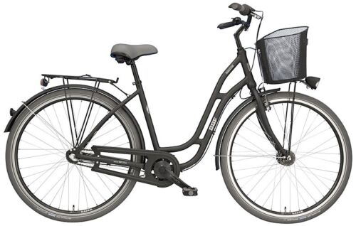 Bicicleta de turismo BBF Manhattan para mujer 28 pulgadas 2019/20 3 velocidades NEXUS negra 43 cm - Imagen 1 de 1