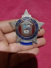 VTG 70' OBSOLETE MEXICAN POLICE BADGE ID POLICIA EDO. MEXICO TRANSITO  -2.50"-