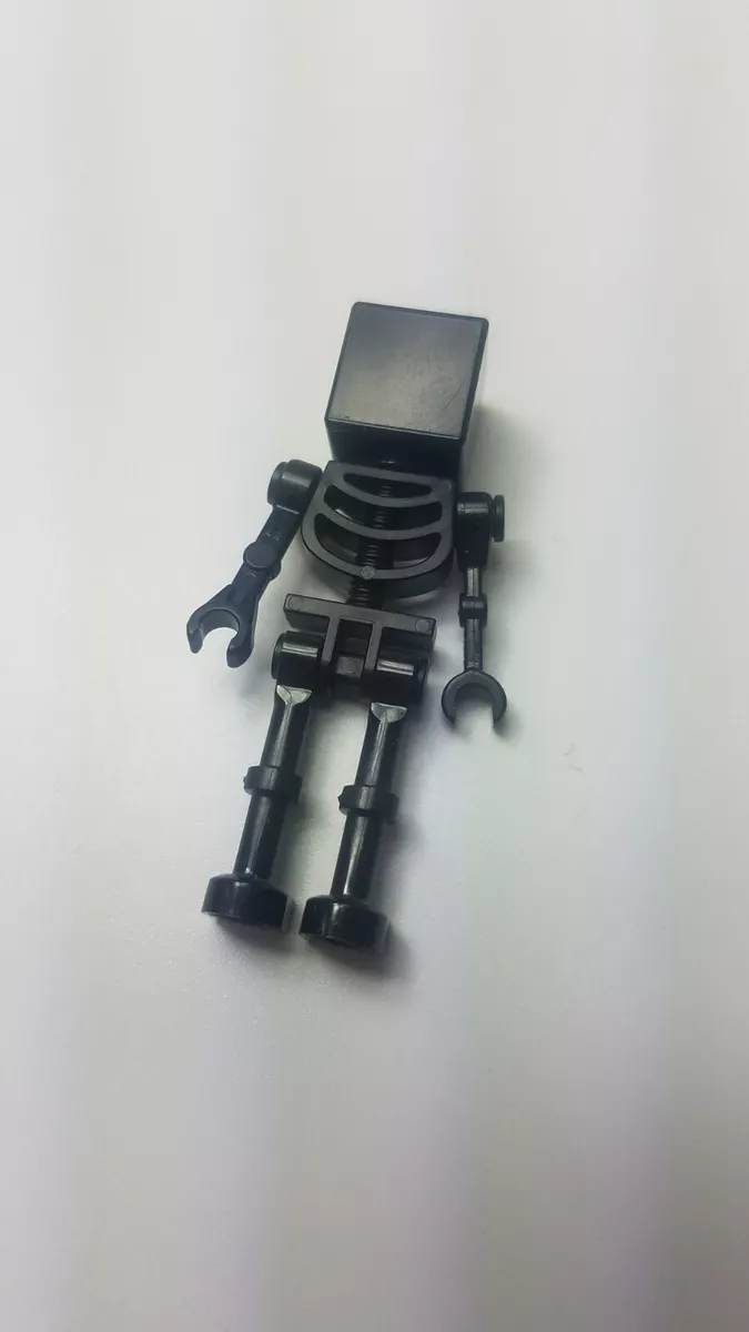 Lego Minecraft Minifigures - Black Wither Skeleton, Straight Arms (min025)