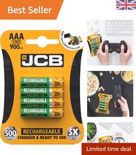 Dependable 4-Pack of JCB AAA 900mAh Rechargeable Batteries for Digital Devices 10.99 per battery
