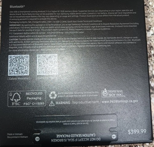 Brand New Samsung galaxy ring