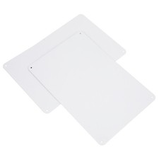 2 Pcs Sublimation Sign Crafting Metal Plate for Diy Blank Yard Signs