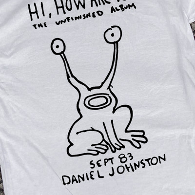 Daniel Johnston 'Hi, How Are You?' Classic T-Shirt White XL