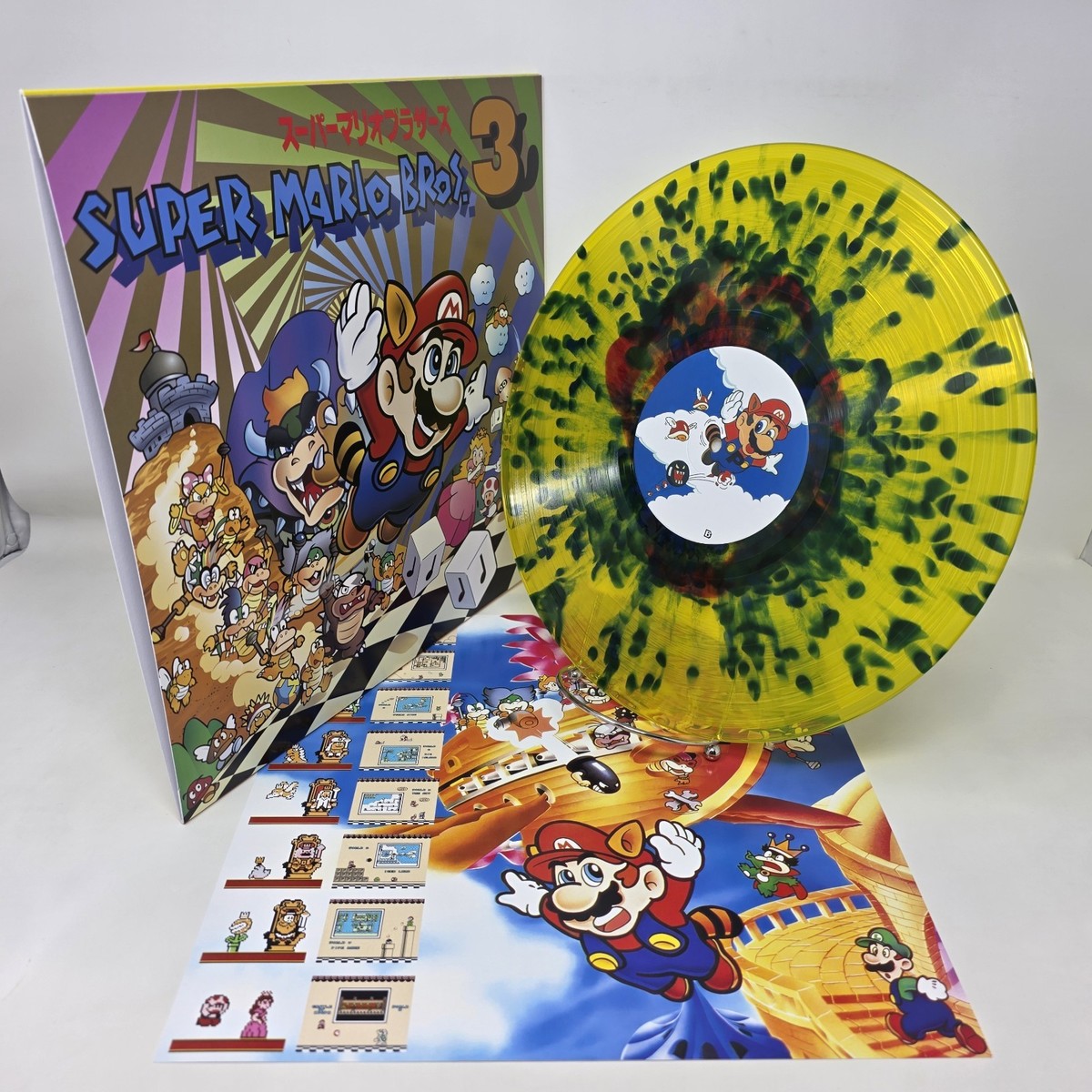 Super Mario Bros 3 Vinyl LP Record SMB3 Soundtrack NES OST VGM Not