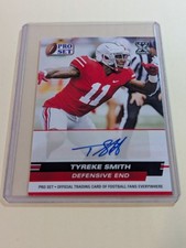 2022 Leaf Pro Set Draft - Autographs Tyreke Smith #PSA-TS2 (AU, RC)