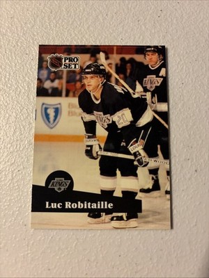 1991-92 Pro Set Luc Robitaille Los Angeles Kings #95