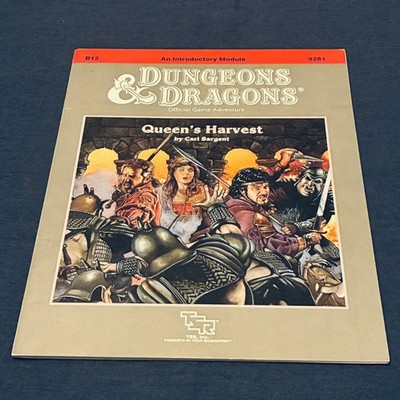 Dungeons & Dragons B12 Queen s Harvest Original Vintage release TSR 9261