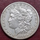 ◢ 1892 CC Morgan Silver Dollar ◣ 1$ AU - UNC Rare Carson City Mint #98785