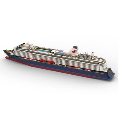 HXtoy Mein Schiff 3 German Cruise Ship 3104 Pieces Building Toys Set