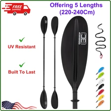 Adjustable Carbon Fiber Kayak Paddle 86 Inch To 94 Inch Kayaking Oar For Adults