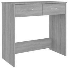 Desk Grey Sonoma Engineered Wood Office Standing Working Table vidaXL